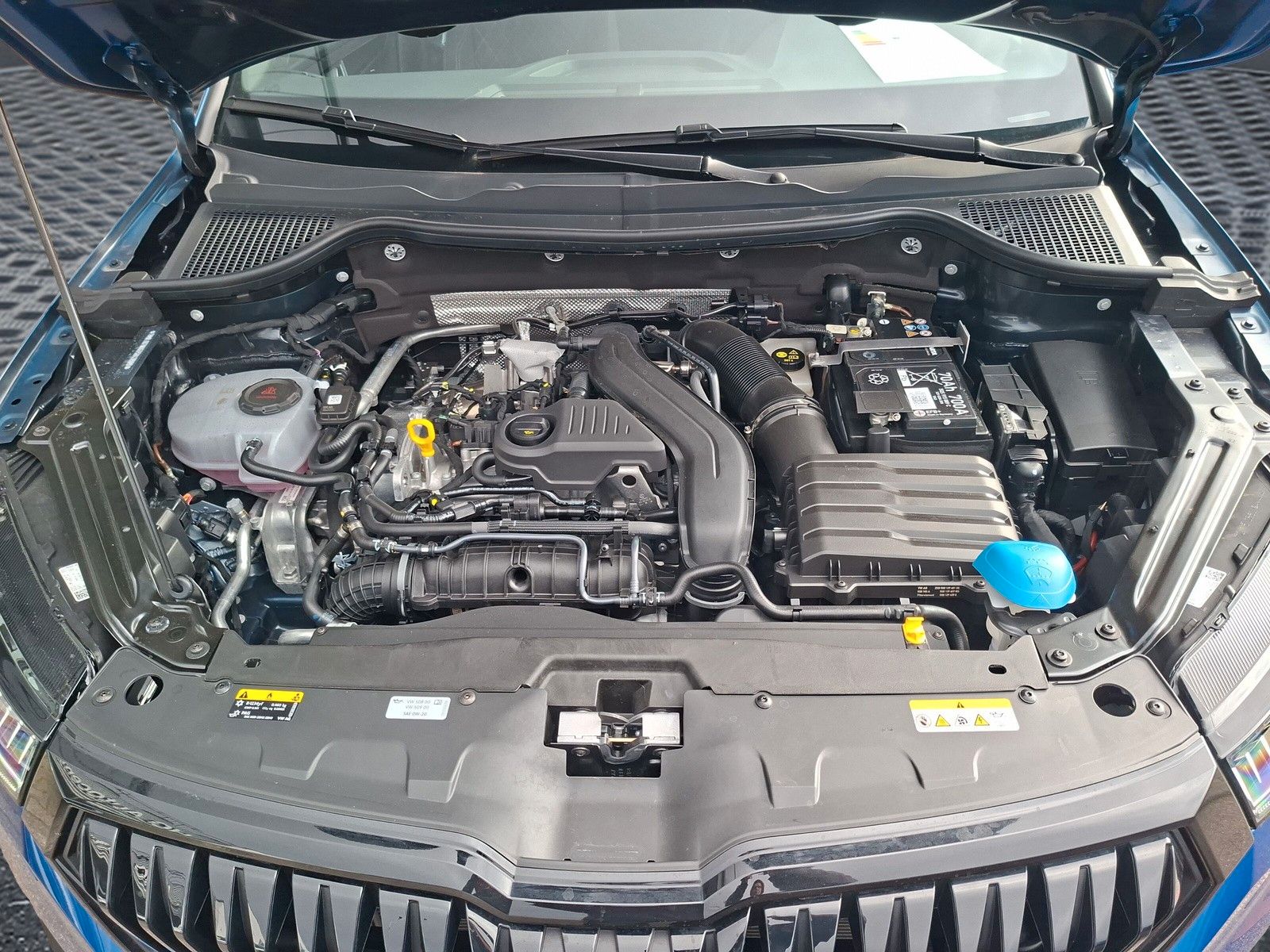 Fahrzeugabbildung SKODA Karoq 1.5 TSI Sportline Pano AHK Matrix 19" Side