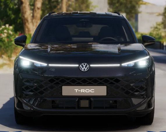 Fahrzeugabbildung Volkswagen T-Roc 1.5 TSI R-Line Pano Navi AHK 19" Neues Mod