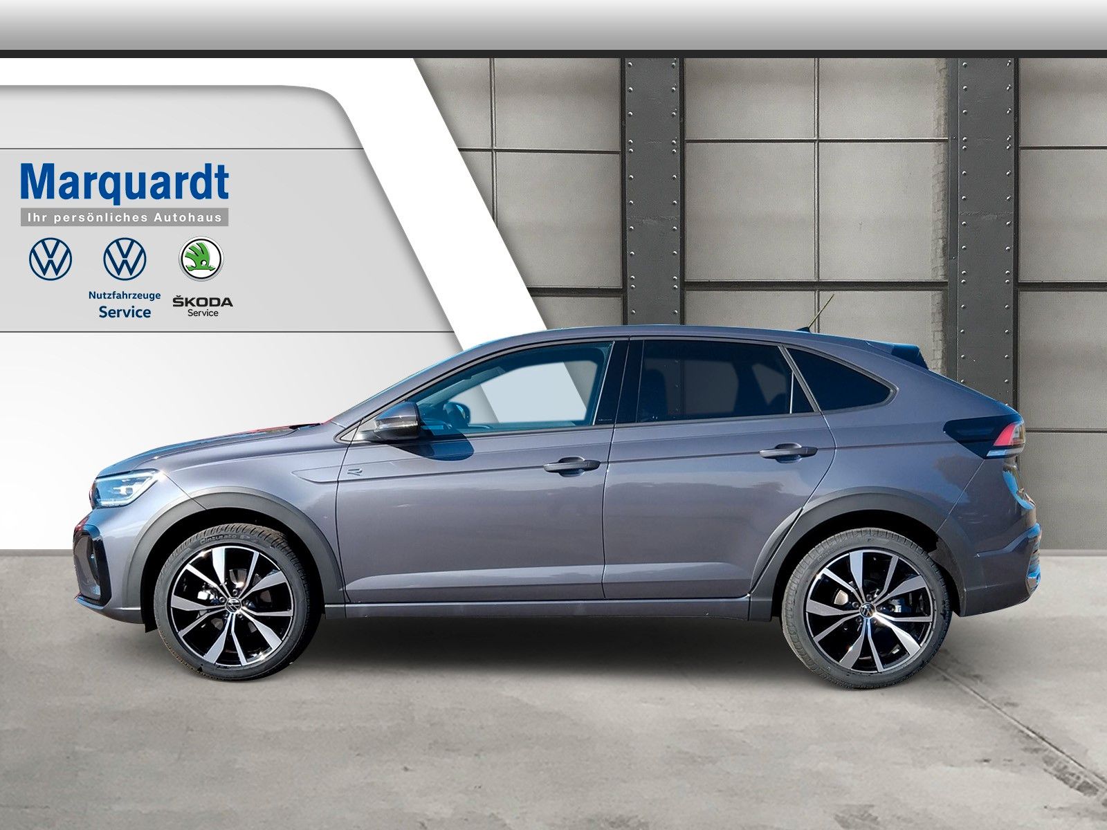 Fahrzeugabbildung Volkswagen Taigo 1.5 TSI R Line IQ Matrix Pano ACC 18" AHK