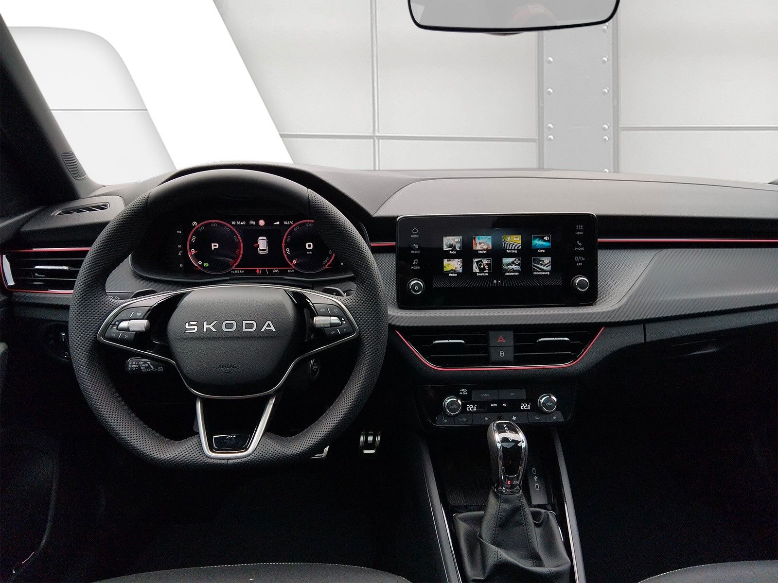 Fahrzeugabbildung SKODA Kamiq 1.5TSI Monte Carlo Pano Matrix ACC SideAHK