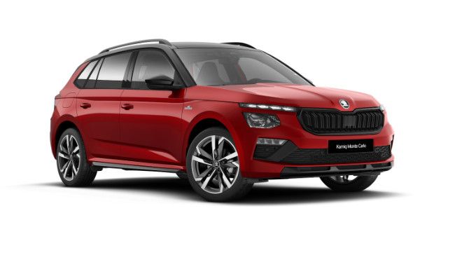 Fahrzeugabbildung SKODA Kamiq 1.5TSI Monte Carlo Pano Matrix 18"eHeckAHK