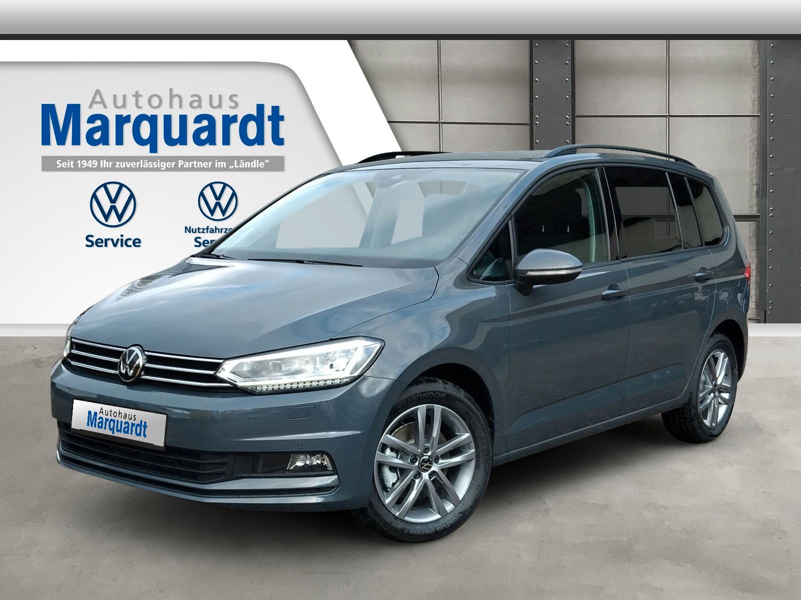 Fahrzeugabbildung Volkswagen Touran 1.5TSI IQ LED ACC 7Stz Panorama Side 17"