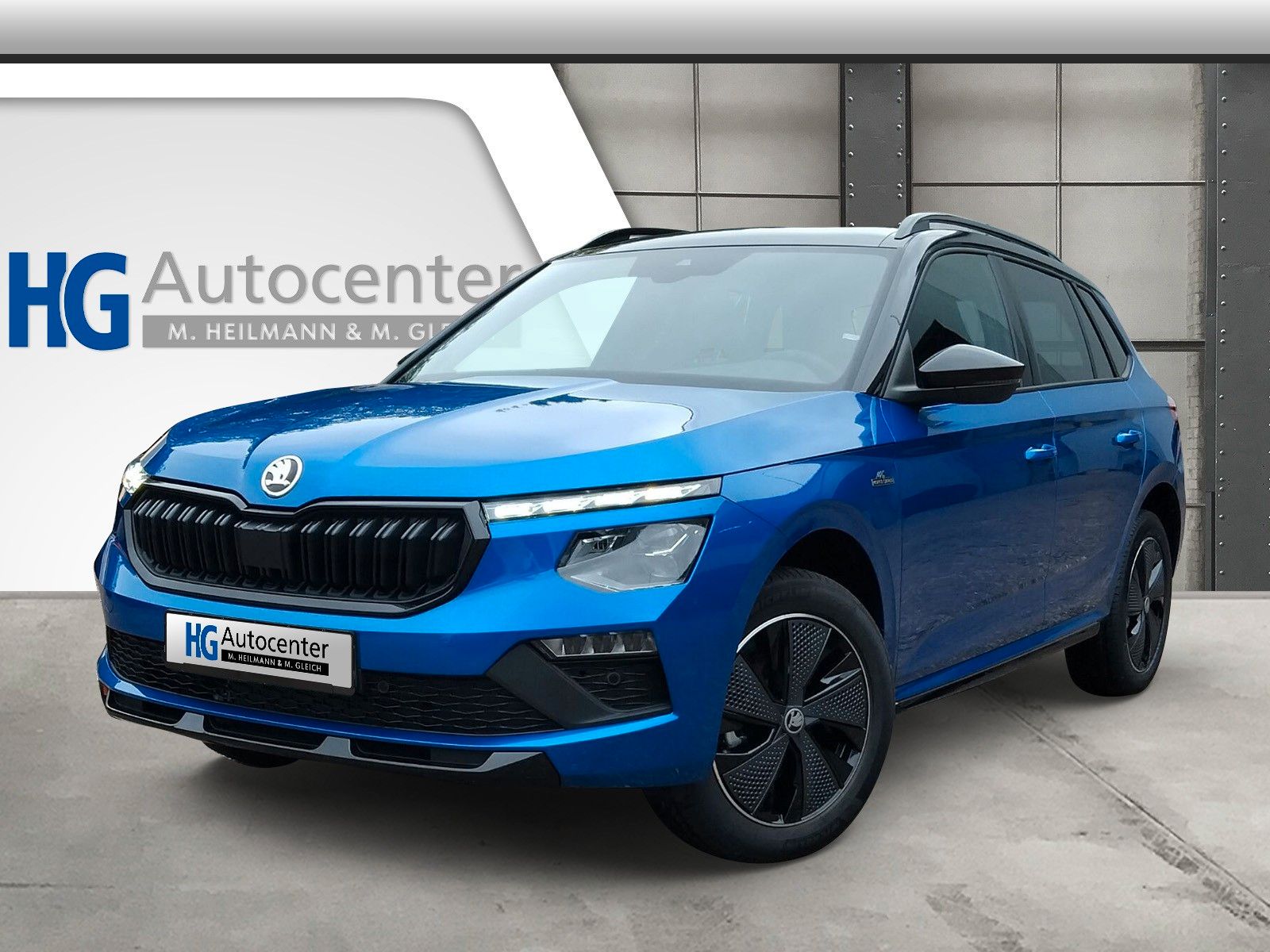 Fahrzeugabbildung SKODA Kamiq 1.5TSI Monte Carlo Pano Matrix ACC SideAHK
