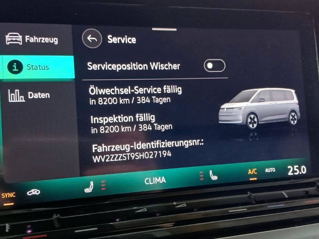 Fahrzeugabbildung Volkswagen T7 Multivan 2.0TDI Edition Standh.AHK Matrix 18"