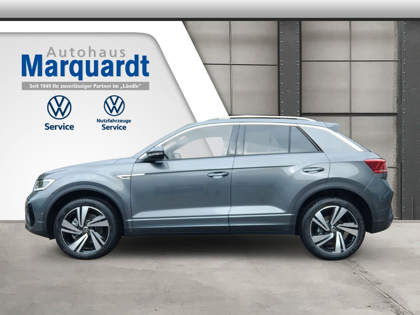 Fahrzeugabbildung Volkswagen T-Roc 2.0TSI R-Line Pano Navi AHK Side Kamera IQ