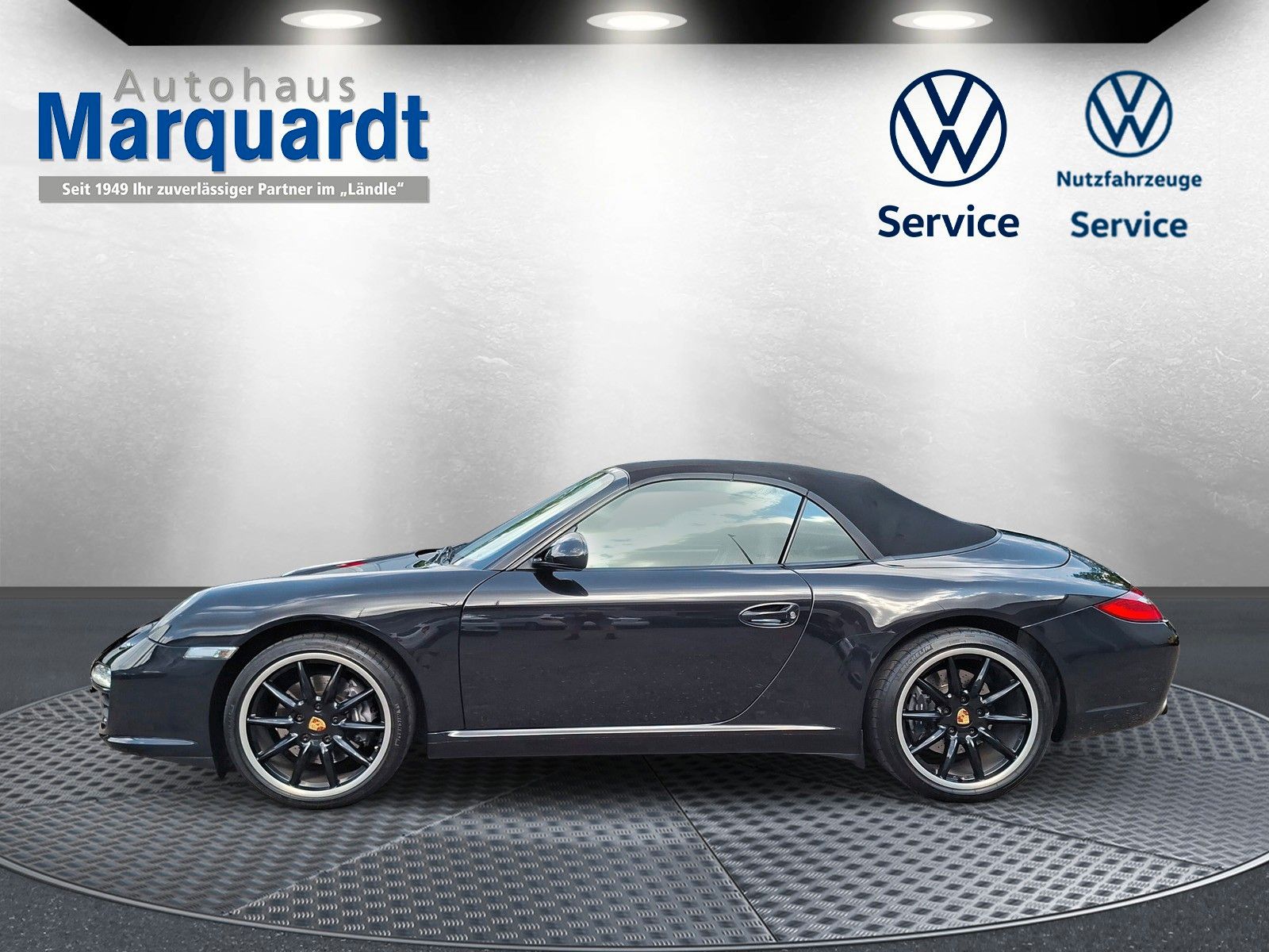 Fahrzeugabbildung Porsche 997/911 Carerra Cabrio PDK 19"  Sportabgasanlage