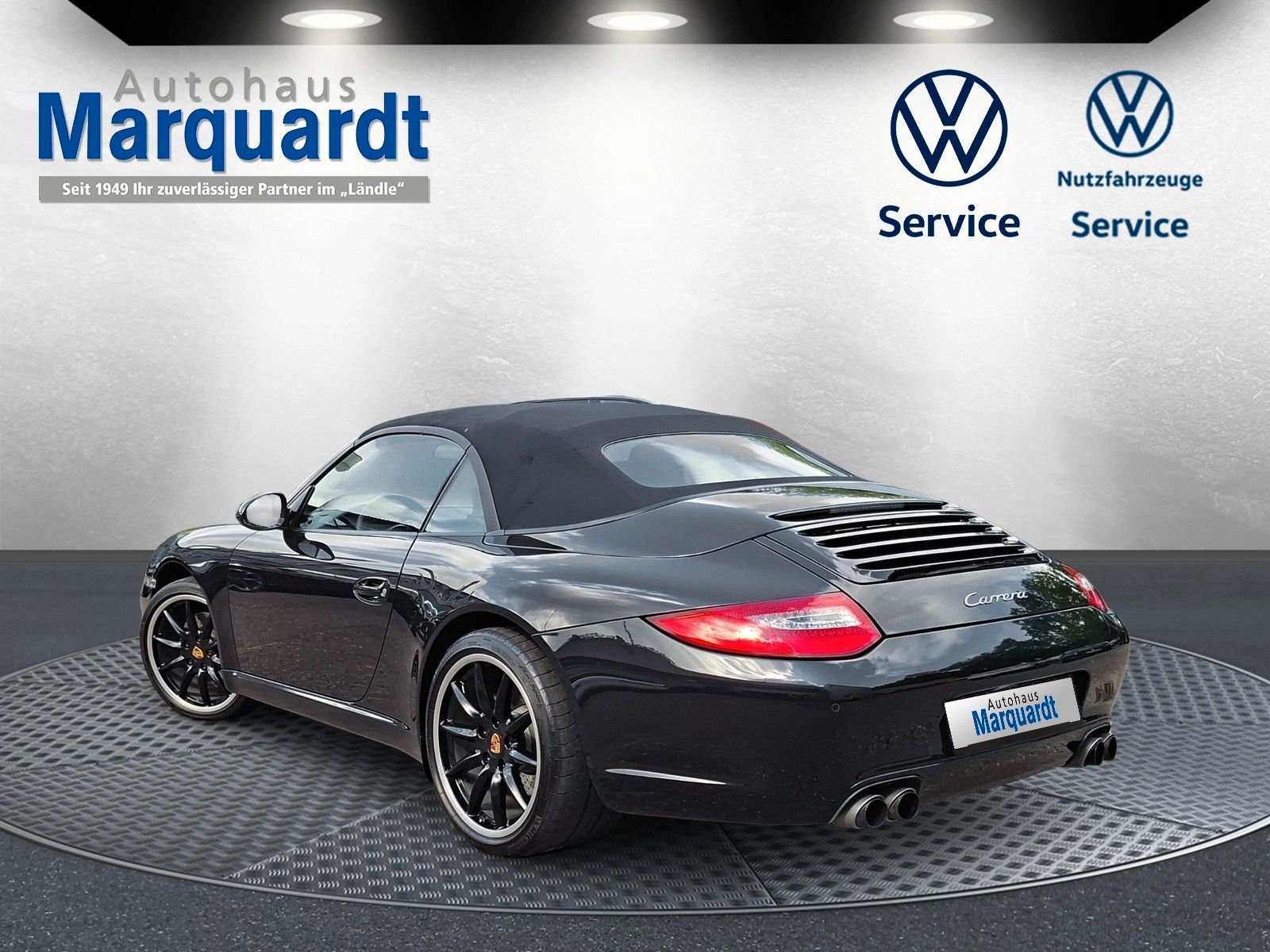 Fahrzeugabbildung Porsche 997/911 Carerra Cabrio PDK 19"  Sportabgasanlage